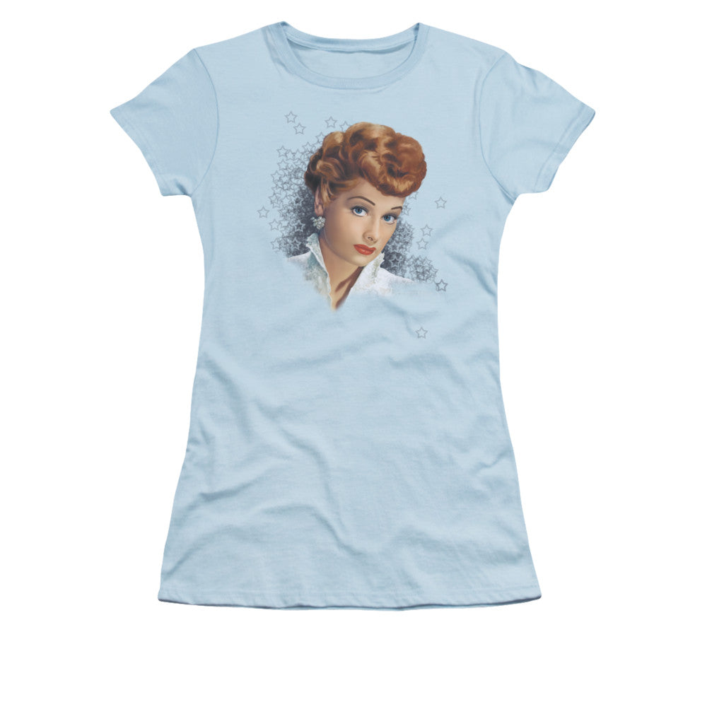 I LOVE LUCY WHAT A STAR - S/S JUNIOR SHEER - LIGHT BLUE T-Shirt