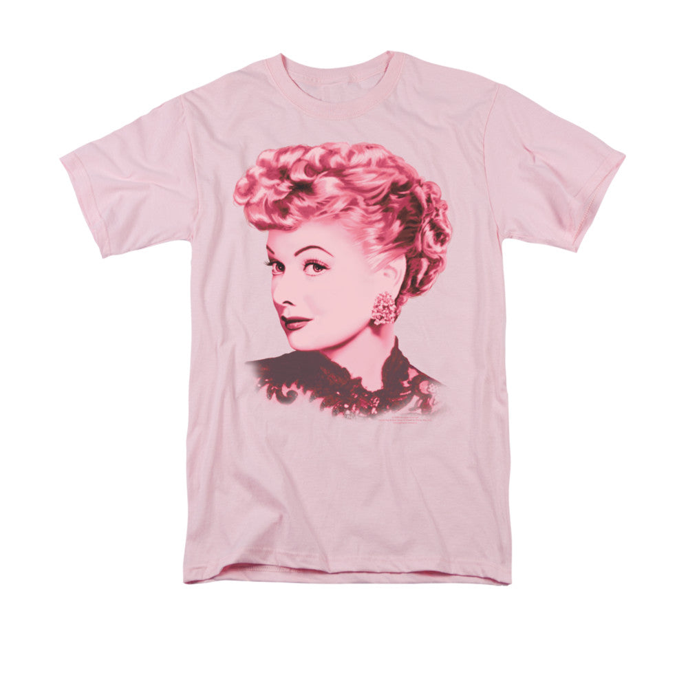 I Love Lucy - Beautiful - Short Sleeve Adult 18/1 - Pink T-shirt