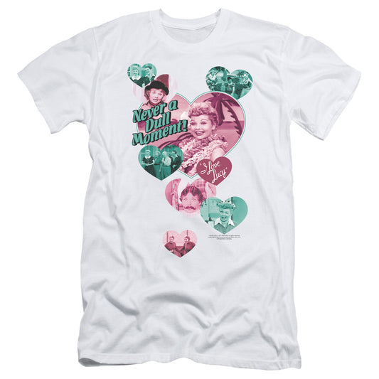 I Love Lucy - Never A Dull Moment - Short Sleeve Adult 30/1 - White T-shirt