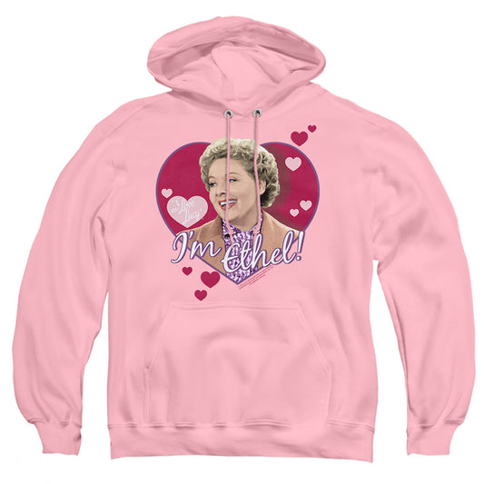 I Love Lucy - Im Ethel - Adult Pull-over Hoodie - Pink