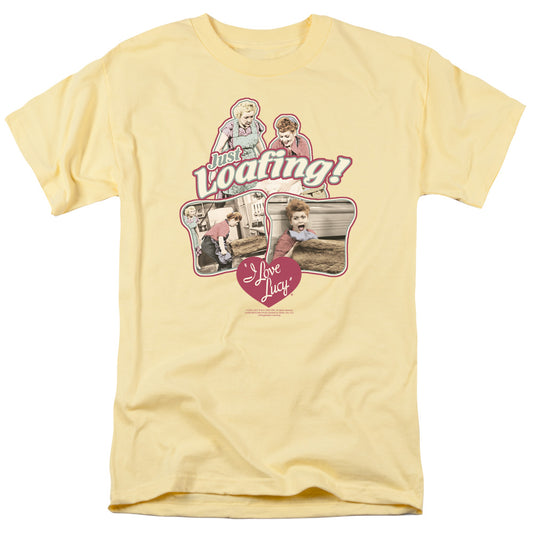 I Love Lucy - Just Loafing - Short Sleeve Adult 18/1 - Banana T-shirt