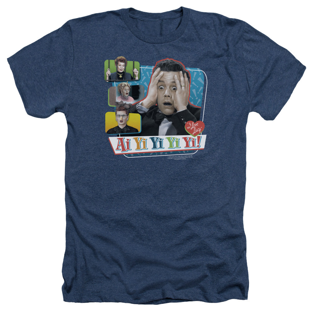 I Love Lucy - Ai Yi Yi Yi Yi - Adult Heather - Navy