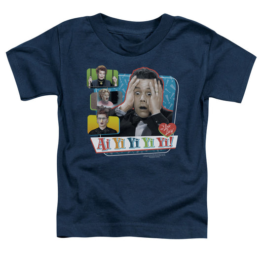 I Love Lucy - Ai Yi Yi Yi Yi - Short Sleeve Toddler Tee - Navy T-shirt