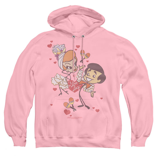I Love Lucy - Rumba Dance - Adult Pull-over Hoodie - Pink