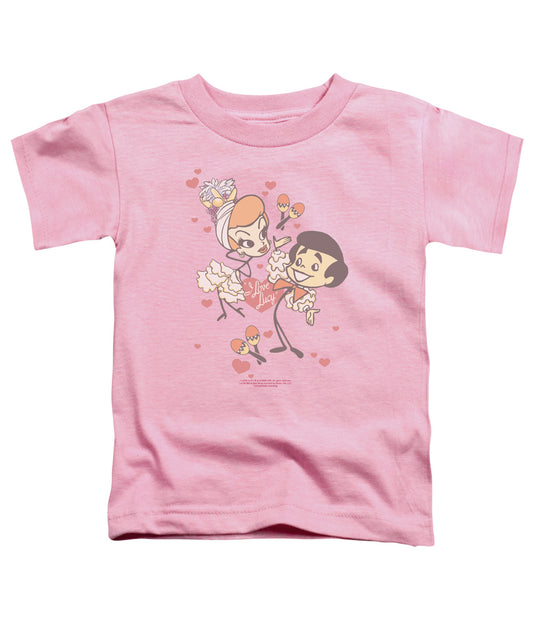 I Love Lucy - Rumba Dance - Short Sleeve Toddler Tee - Pink T-shirt