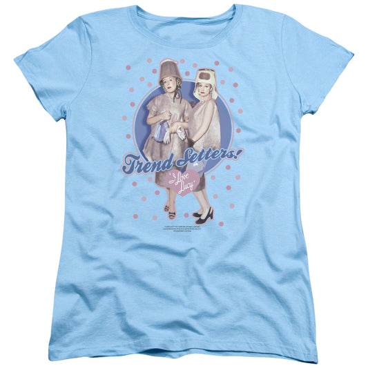 I Love Lucy - Trend Setters - Short Sleeve Womens Tee - Light Blue T-shirt