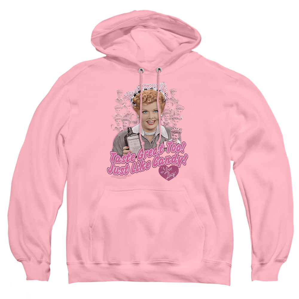 I Love Lucy - Tastes Like Candy - Adult Pull-over Hoodie - Pink