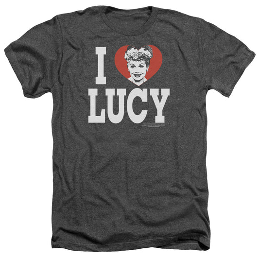 I Love Lucy - I Love Lucy - Adult Heather - Charcoal