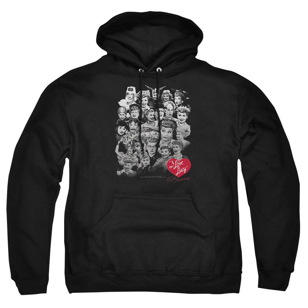 I Love Lucy - 60 Years Of Fun - Adult Pull-over Hoodie - Black