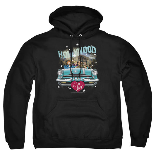 I Love Lucy - Hollywood Road Trip - Adult Pull-over Hoodie - Black