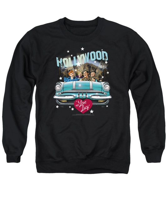 I Love Lucy - Hollywood Road Trip - Adult Crewneck Sweatshirt - Black