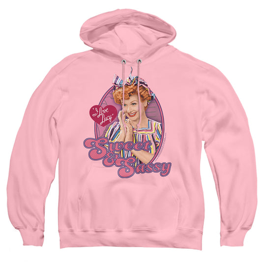I Love Lucy - Sweet And Sassy - Adult Pull-over Hoodie - Pink