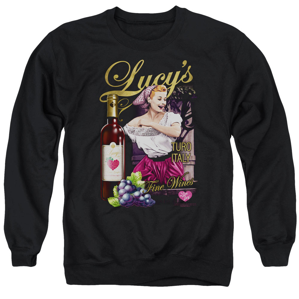 I Love Lucy - Bitter Grapes - Adult Crewneck Sweatshirt - Black