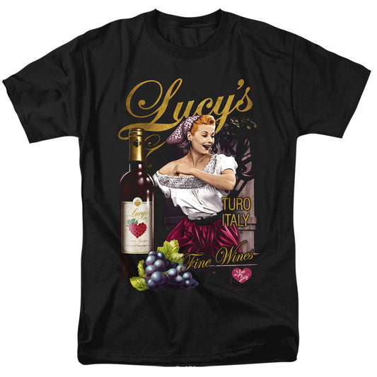 I Love Lucy - Bitter Grapes - Short Sleeve Adult 18/1 - Black T-shirt