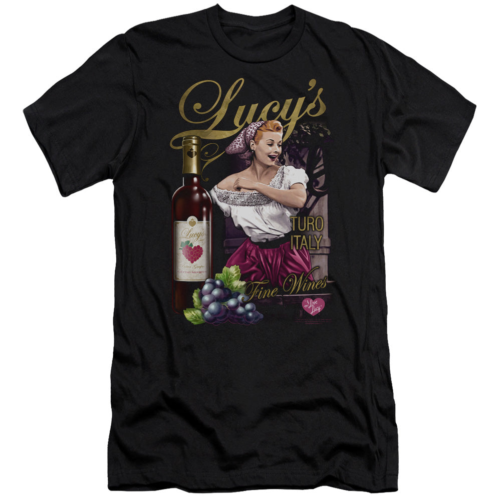 I Love Lucy - Bitter Grapes - Short Sleeve Adult 30/1 - Black T-shirt