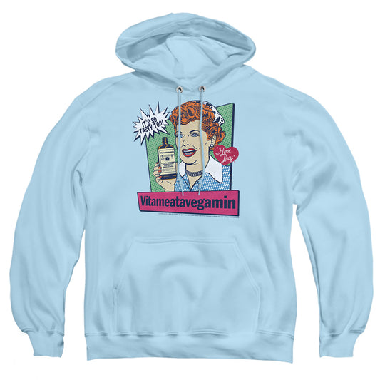 I Love Lucy - Vita Comic - Adult Pull-over Hoodie - Light Blue