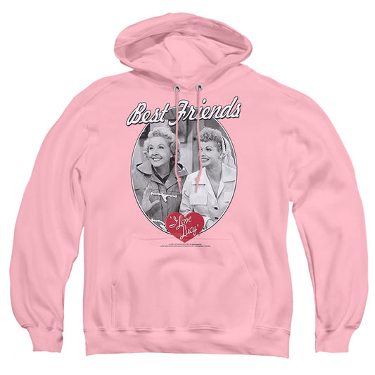 I Love Lucy Best Friends - Adult Pull-over Hoodie - Pink