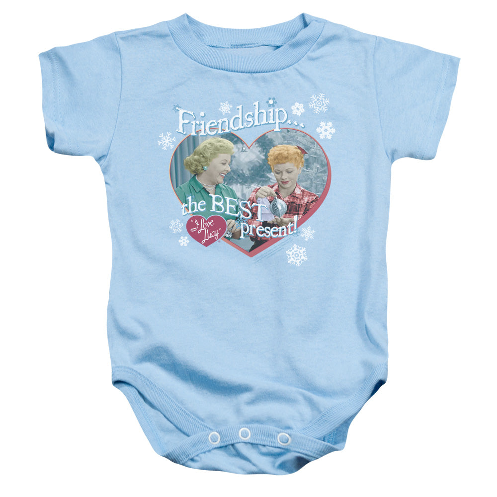 I Love Lucy - The Best Present-infant Snapsuit - Light Blue