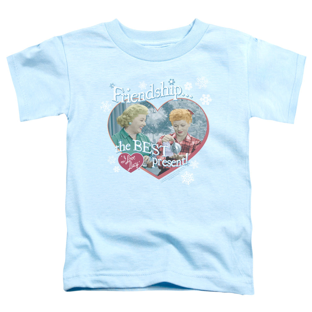 I Love Lucy - The Best Present - Short Sleeve Toddler Tee - Light Blue T-shirt