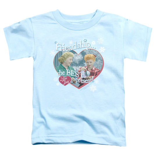 I Love Lucy - The Best Present - Short Sleeve Toddler Tee - Light Blue T-shirt