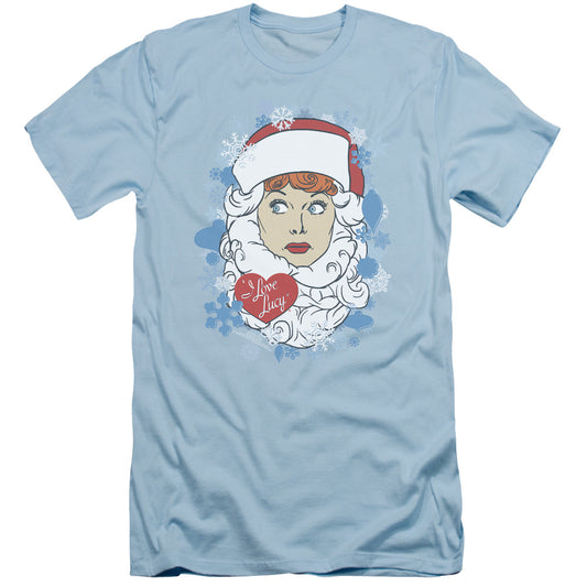 I Love Lucy - Beard Flakes - Short Sleeve Adult 30/1 - Light Blue T-shirt
