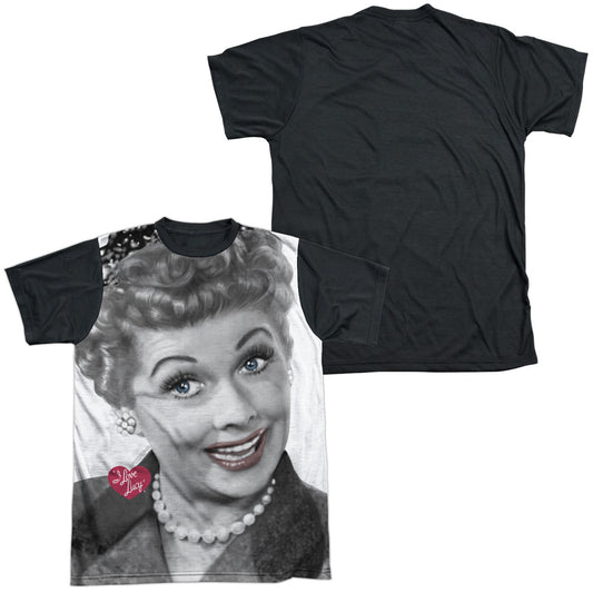 I Love Lucy - Timeless - Short Sleeve Adult White Front Black Back   - White T-shirt