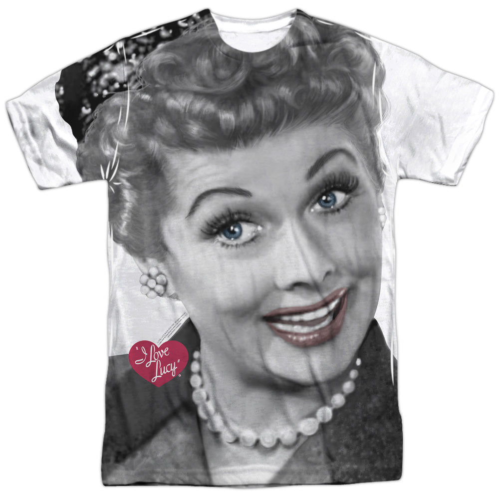 I Love Lucy - Timeless - Short Sleeve Adult Poly Crew - White T-shirt