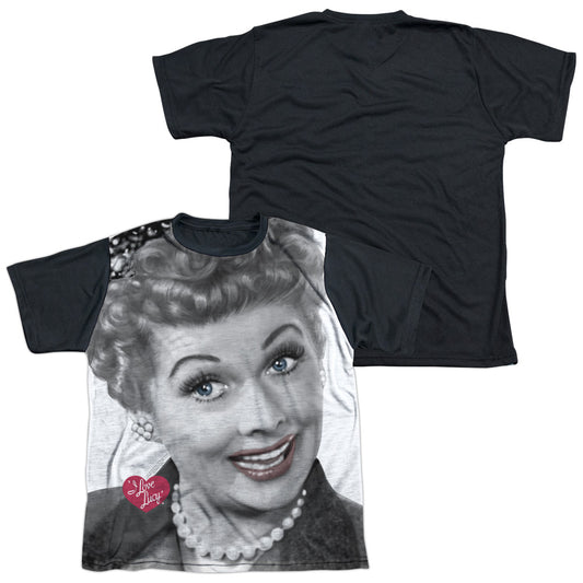 I Love Lucy - Timeless - Short Sleeve Youth White Front Black Back   - White T-shirt