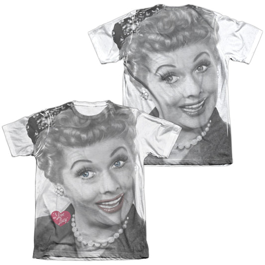 I Love Lucy - Timeless (Front/back Print) - Adult Poly/cotton Short Sleeve Tee - White T-shirt