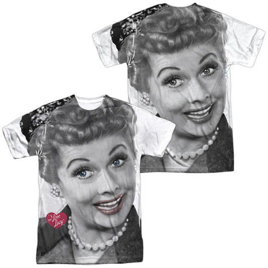 I Love Lucy - Timeless (Front/back Print) - Short Sleeve Adult Poly Crew - White T-shirt