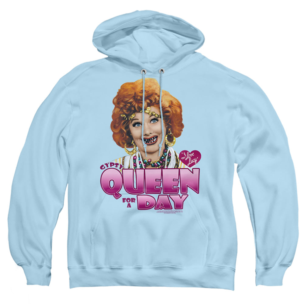 I Love Lucy - Gypsy Queen - Adult Pull-over Hoodie - Light Blue