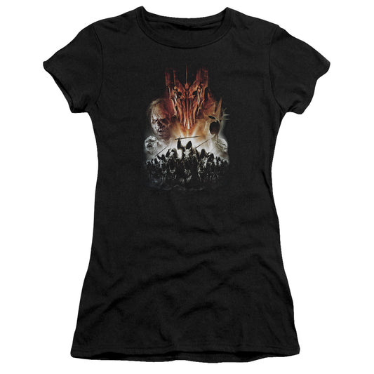 Lor - Evil Rising - Short Sleeve Junior Sheer - Black T-shirt