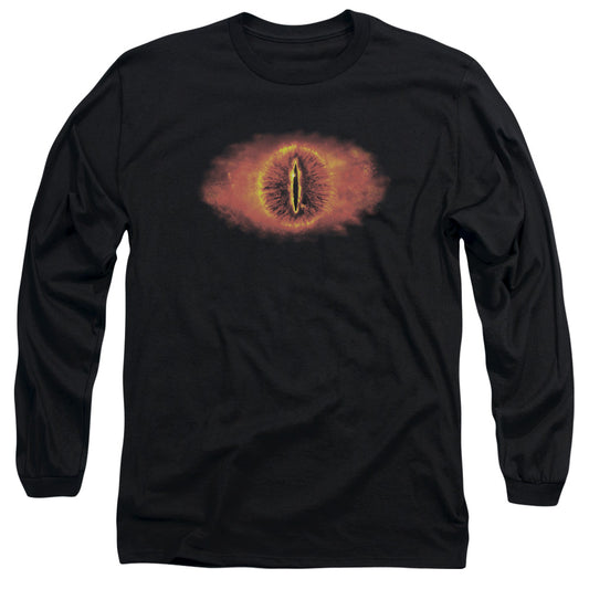Lor - Eye Of Sauron - Long Sleeve Adult 18/1 - Black T-shirt