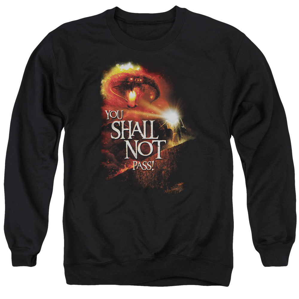 Lor - You Shall Not Pass - Adult Crewneck Sweatshirt - Black