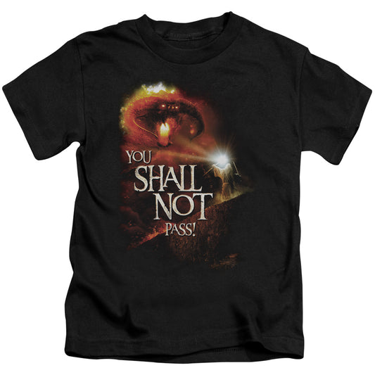 LOR YOU SHALL NOT PASS - S/S JUVENILE 18/1 - BLACK - T-Shirt
