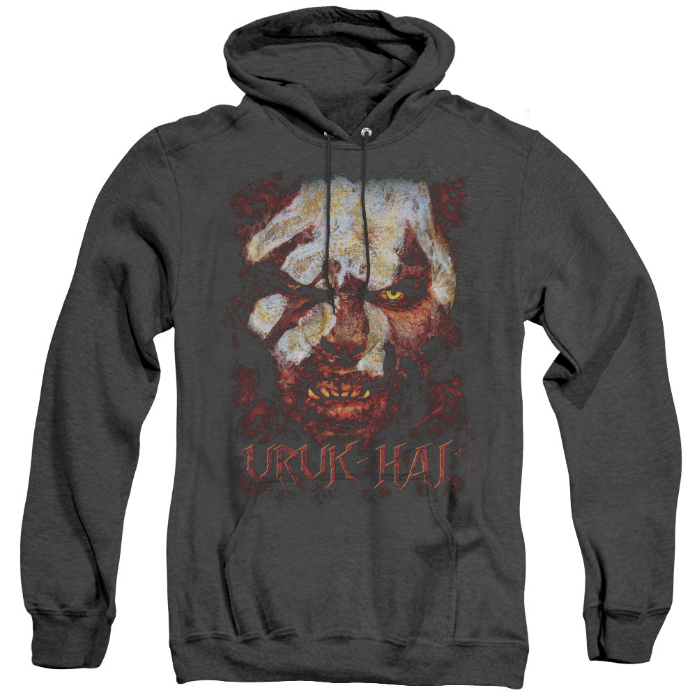 Lor - Uruk Hai - Adult Heather Hoodie - Black