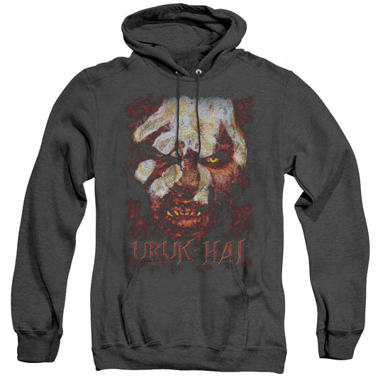 Lor - Uruk Hai - Adult Heather Hoodie - Black