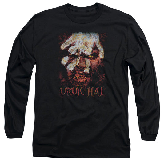 Lor - Uruk Hai - Long Sleeve Adult 18/1 - Black T-shirt