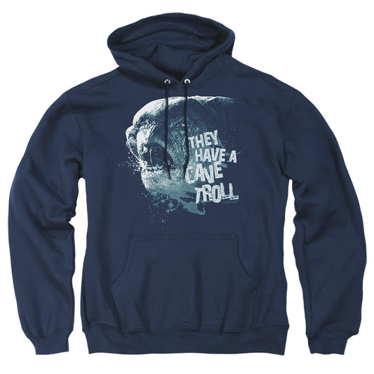 Lor - Cave Troll - Adult Pull-over Hoodie - Navy