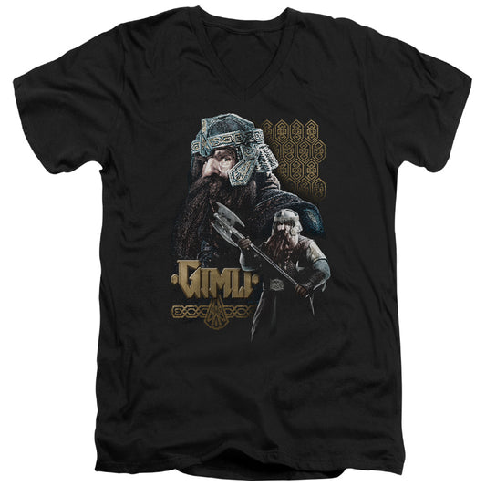 LOR GIMLI - S/S ADULT V-NECK - BLACK T-Shirt