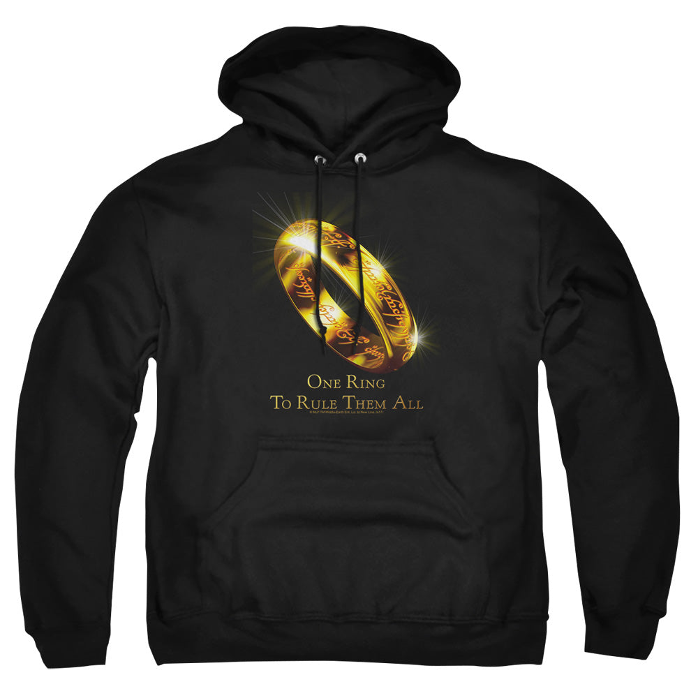 Lor - One Ring - Adult Pull-over Hoodie - Black