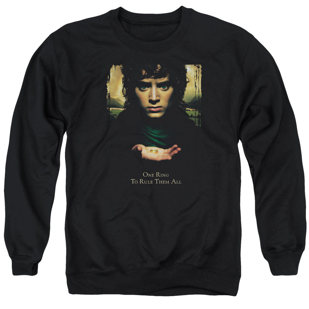 Lor - Frodo One Ring - Adult Crewneck Sweatshirt - Black