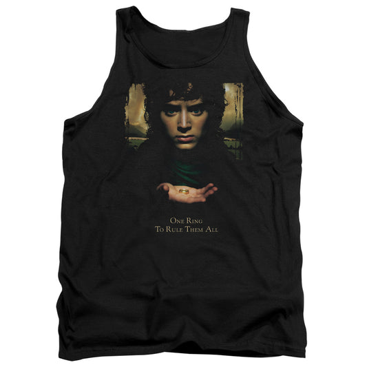 Lor - Frodo One Ring - Adult Tank - Black