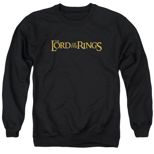 Lor - Lotr Logo - Adult Crewneck Sweatshirt - Black