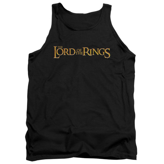 Lor - Lotr Logo - Adult Tank - Black