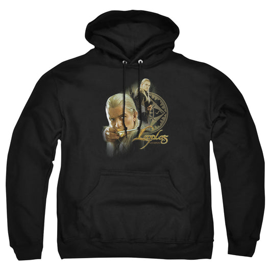 Lor - Legolas - Adult Pull-over Hoodie - Black