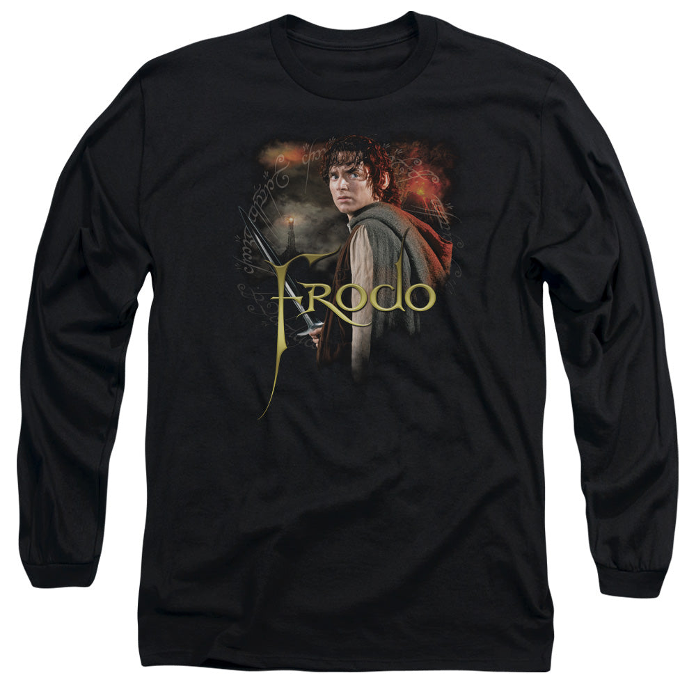 Lor - Frodo - Long Sleeve Adult 18/1 - Black T-shirt