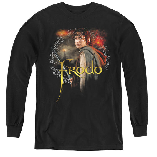 Lor - Frodo - Youth Long Sleeve Tee - Black