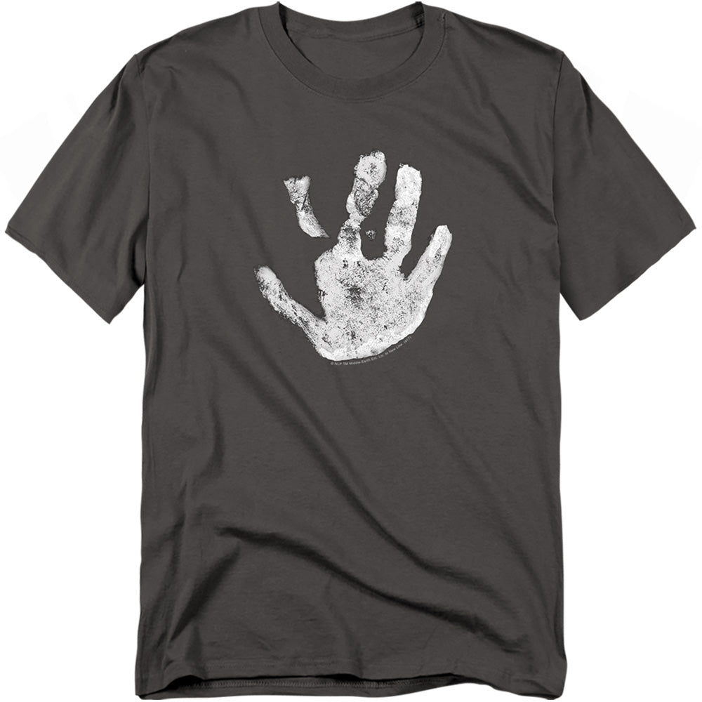 Lor - White Hand - Short Sleeve Adult 18/1 - Charcoal T-shirt