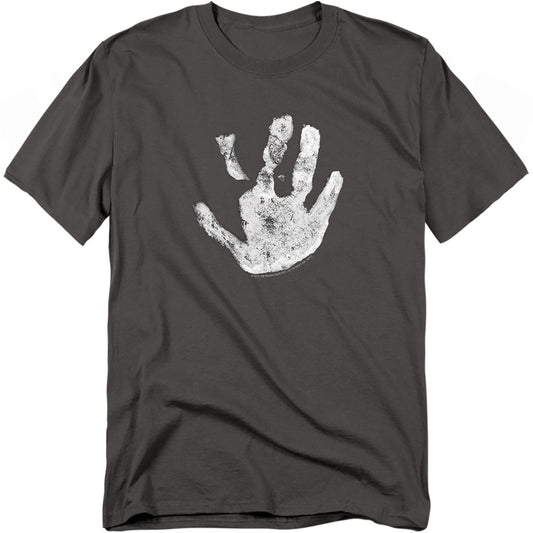 Lor - White Hand - Short Sleeve Adult 18/1 - Charcoal T-shirt